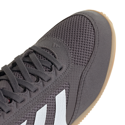 adidas Junior Predator League IN Indoor Soccer Shoes - Grey strata/ftwr white/lucid red