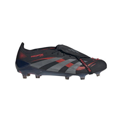 adidas Predator Elite FT FG Firm Ground Soccer Cleat - Core black/Grey four/Lucid red