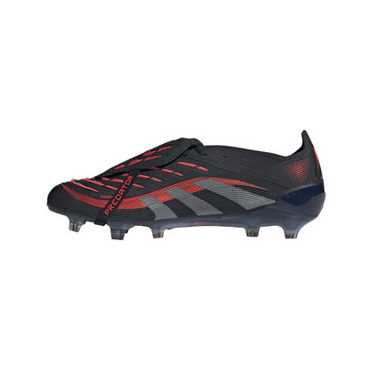 adidas Predator Elite FT FG Firm Ground Soccer Cleat - Core black/Grey four/Lucid red