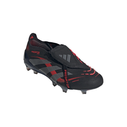 adidas Predator Elite FT FG Firm Ground Soccer Cleat - Core black/Grey four/Lucid red
