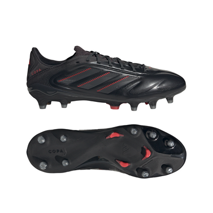 adidas Copa Pure 3 Elite FG Firm Ground Soccer Cleat - Core Black/Carbon/Lucid Red