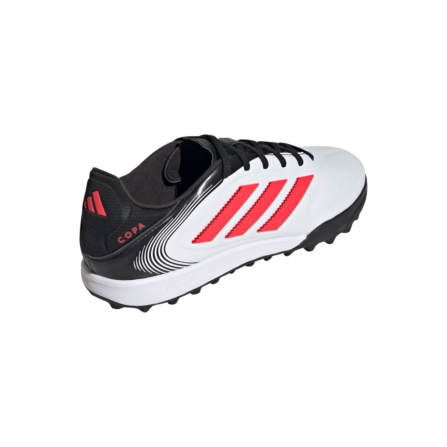 adidas Copa Pure 3 League TF Turf Soccer Shoes- ftwr white/lucid red/core black