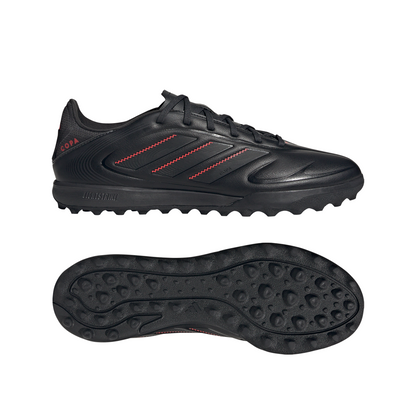 adidas Copa Pure 3 League TF Turf Soccer Shoes -  core black/carbon/lucid red
