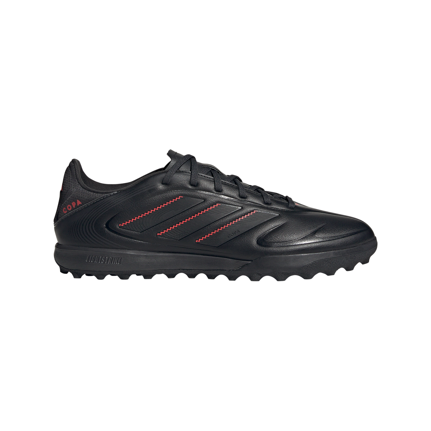 adidas Copa Pure 3 League TF Turf Soccer Shoes -  core black/carbon/lucid red