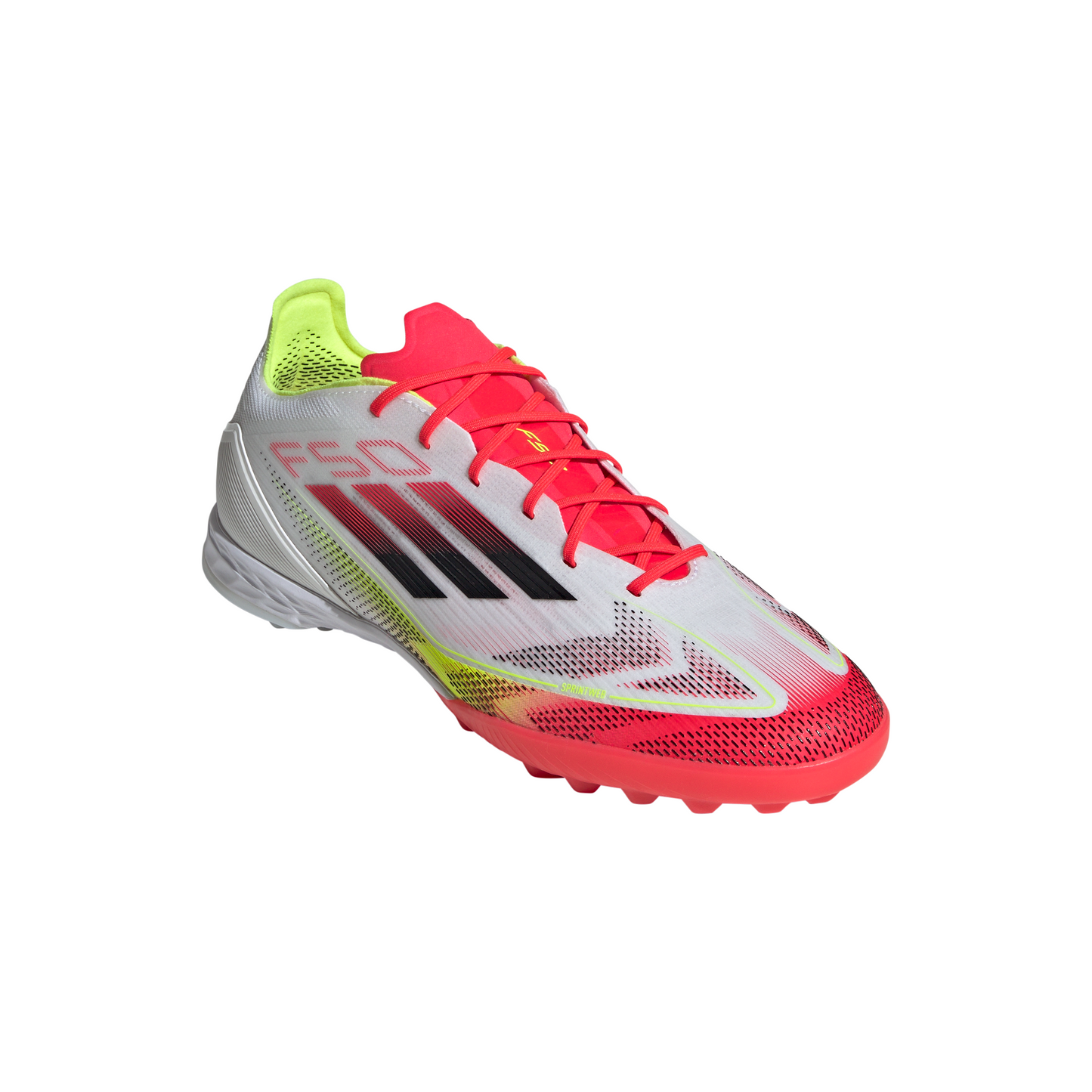 adidas F50 Pro TF Turf Shoes - ftwr white/core black/solar yellow