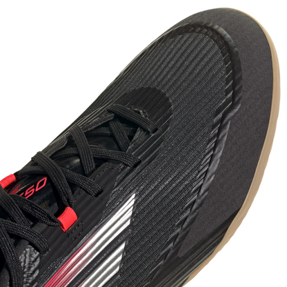 adidas F50 League IN Indoor Soccer Shoes - core black/iron met/lucid red