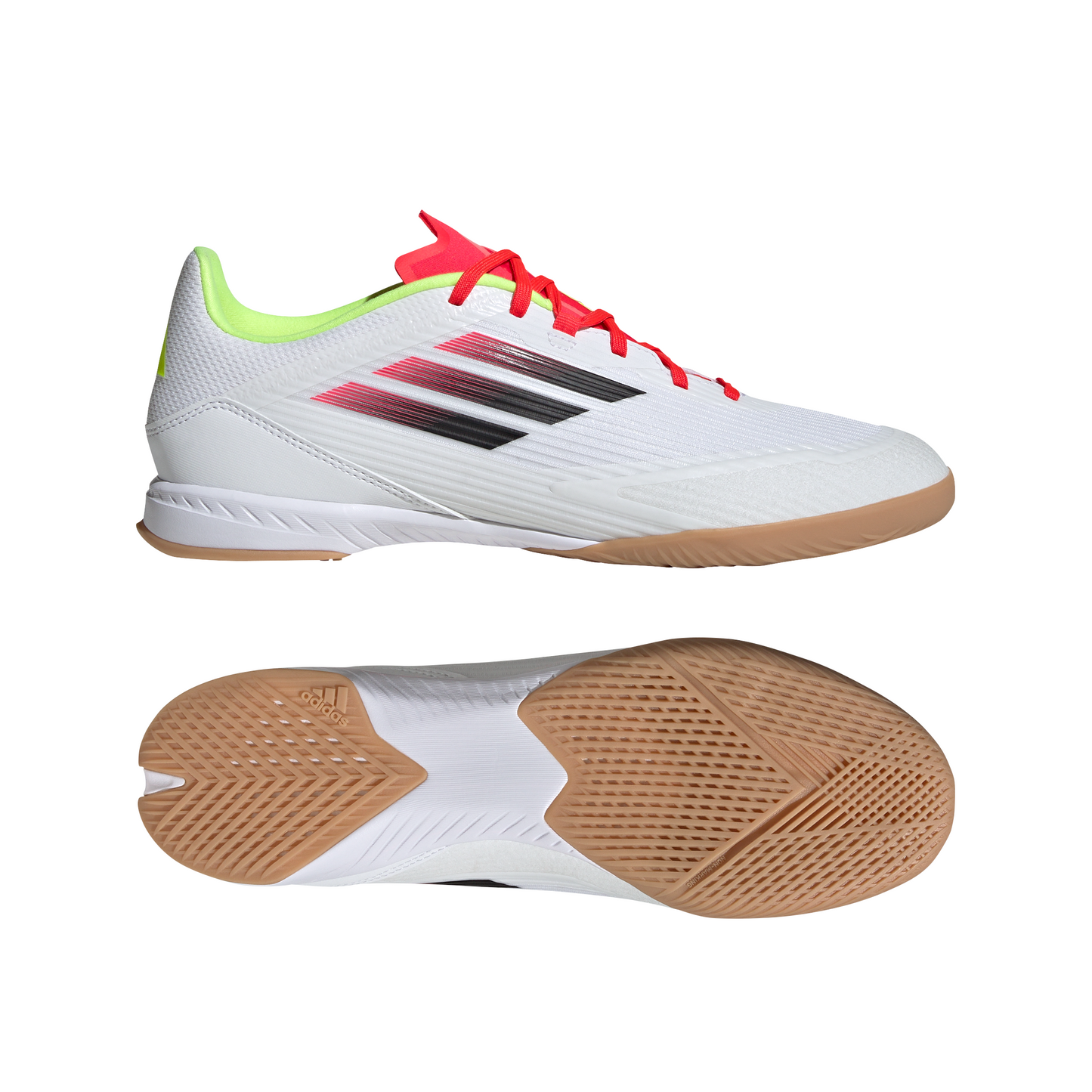 adidas F50 League IN Indoor Soccer Shoes - ftwr white/core black/solar yellow