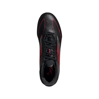 adidas F50 League TF Turf Shoes - core black/iron met/lucid red
