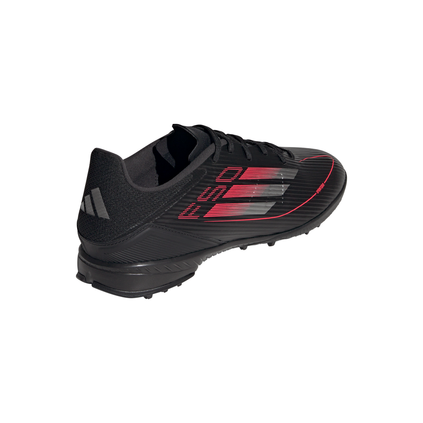 adidas F50 League TF Turf Shoes - core black/iron met/lucid red