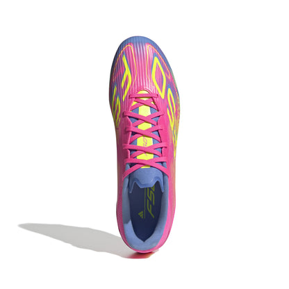 adidas F50 League FG/MG Junior- lucid pink/lucid lemon/blue fusion