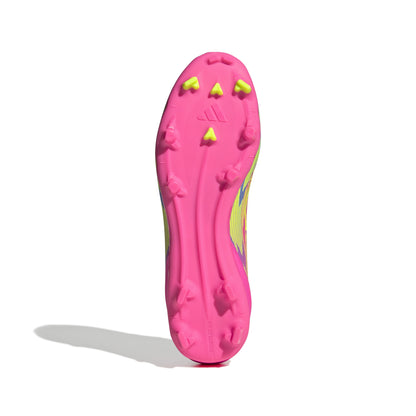 adidas F50 League FG/MG Junior- lucid pink/lucid lemon/blue fusion