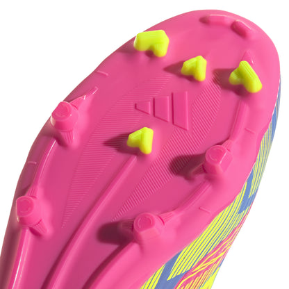 adidas F50 League FG/MG Junior- lucid pink/lucid lemon/blue fusion