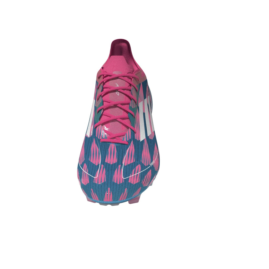 adidas F50 Elite FG Firm Ground - Solar Blue/ FTWhite/ Solar Pink