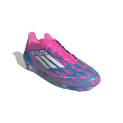 adidas F50 Elite FG Firm Ground - Solar Blue/ FTWhite/ Solar Pink