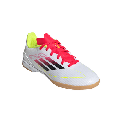 adidas F50 League IN Indoor Junior - ftwr white/core black/solar yellow
