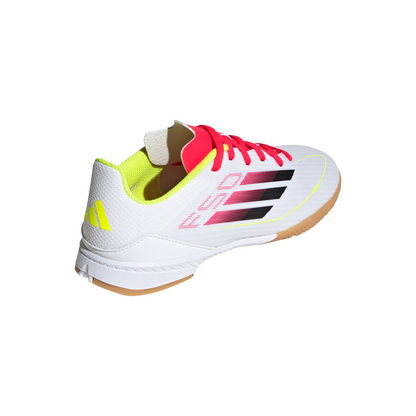 adidas F50 League IN Indoor Junior - ftwr white/core black/solar yellow