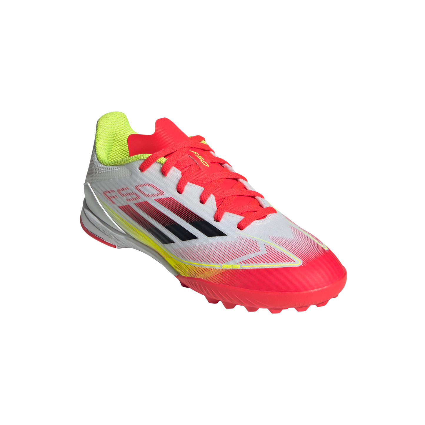adidas F50 League TF Turf Junior - ftwr white/core black/solar yellow