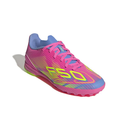 adidas F50 League TF Turf Junior- lucid pink/lucid lemon/blue fusion