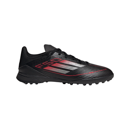 adidas F50 League TF Turf Junior - core black/iron met./lucid red