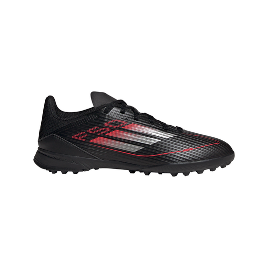 adidas F50 League TF Turf Junior - core black/iron met./lucid red