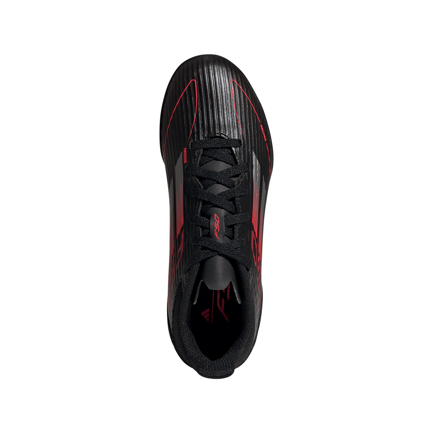 adidas F50 League TF Turf Junior - core black/iron met./lucid red