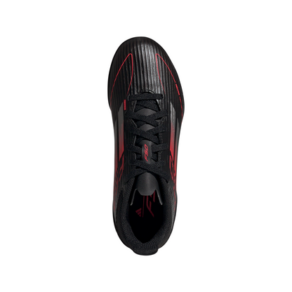 adidas F50 League TF Turf Junior - core black/iron met./lucid red