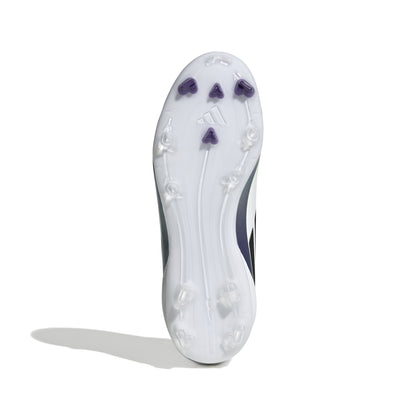 adidas F50 League MESSI FG Firm Ground Junior- Ftw White/Core Black/Unity Purple