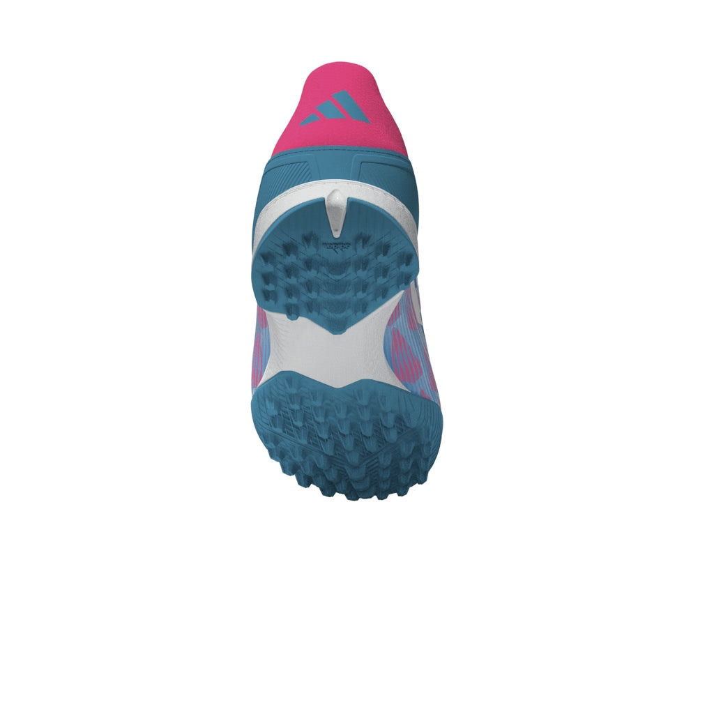 adidas F50 League TF Turf Shoes- Solar Blue/ FTWhite/ Solar Pink