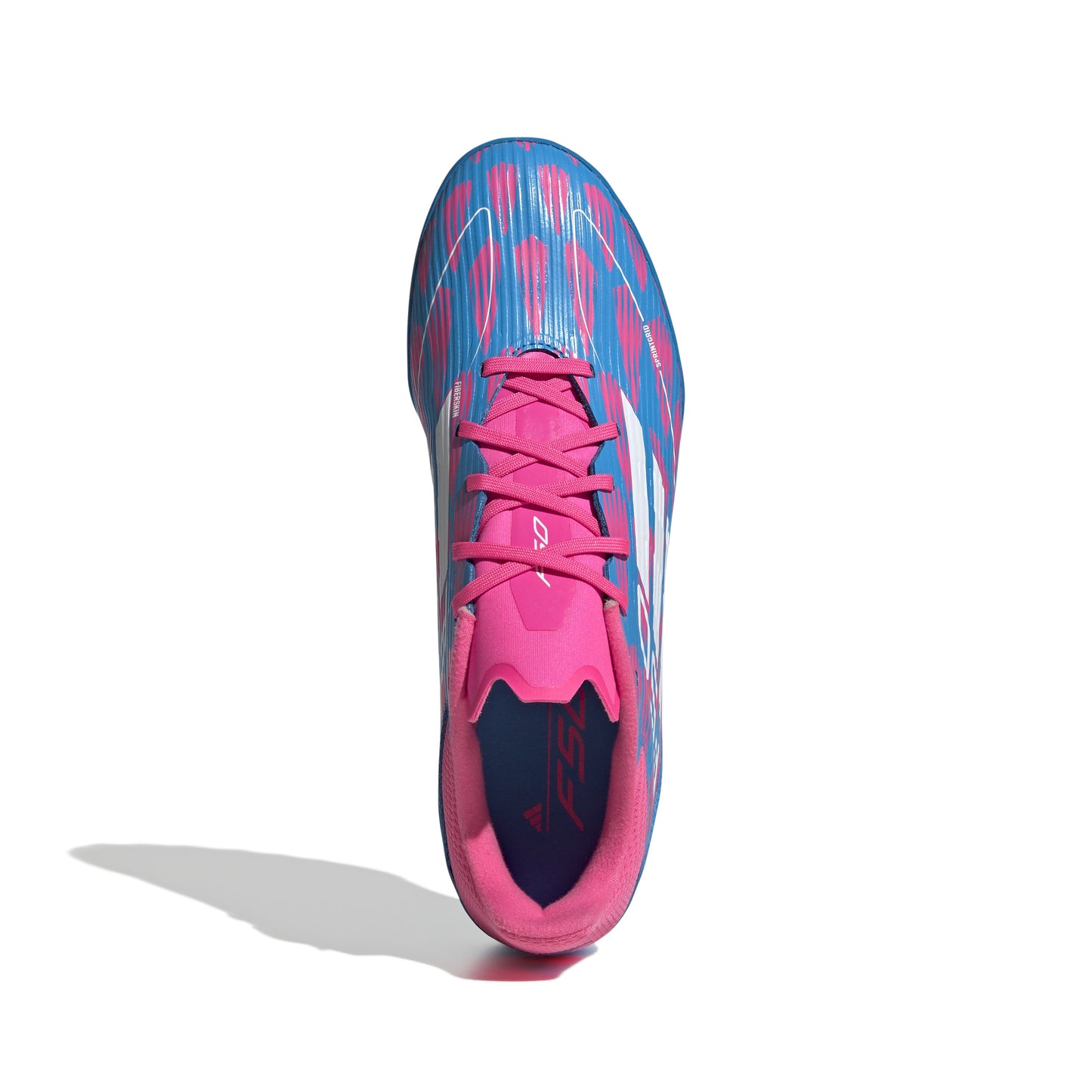 adidas F50 League TF Turf Shoes- Solar Blue/ FTWhite/ Solar Pink