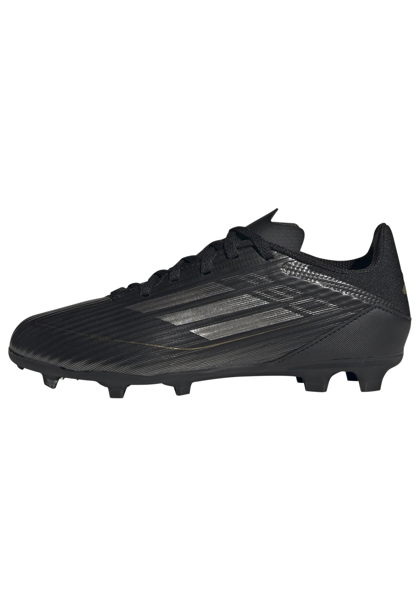 adidas F50 League FG/MG Firm Ground/Multi Ground Junior- Cblack/Ironmt/Goldmt