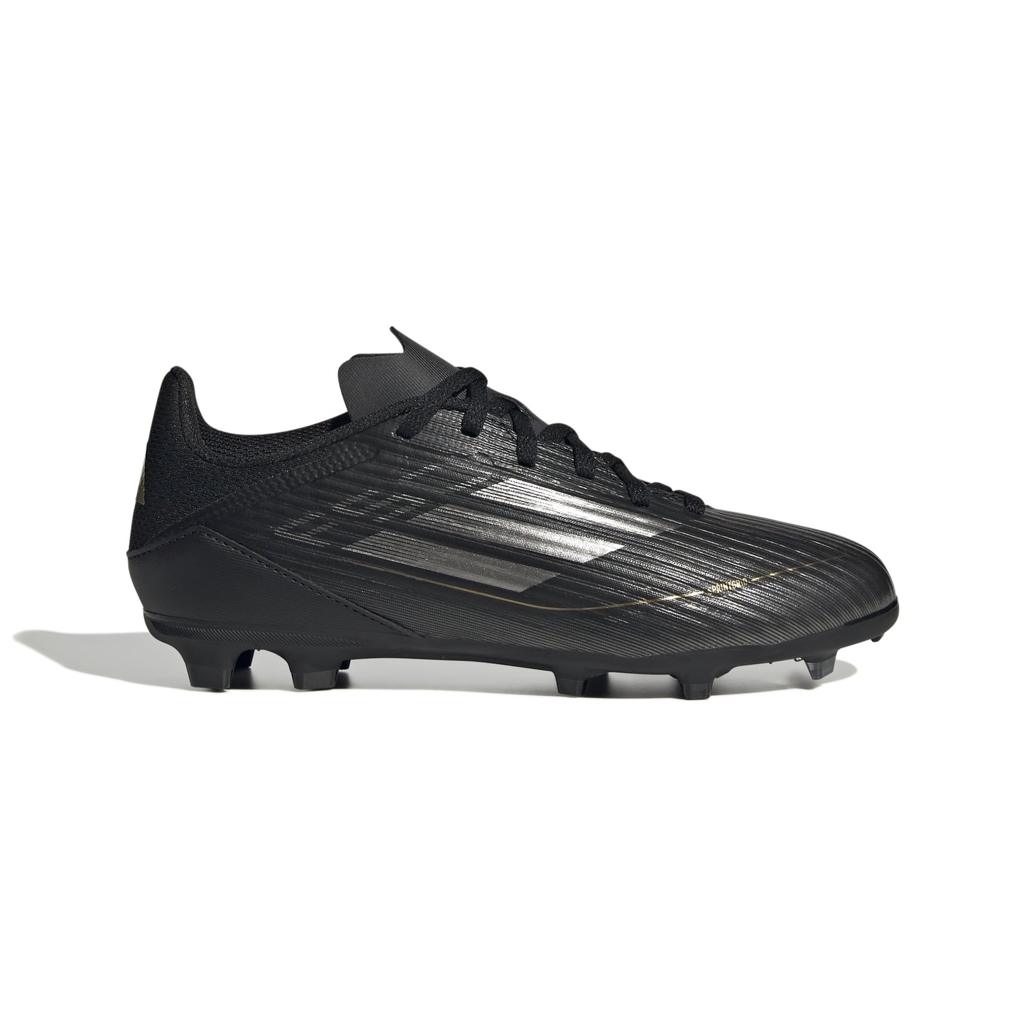 adidas F50 League FG/MG Firm Ground/Multi Ground Junior- Cblack/Ironmt/Goldmt