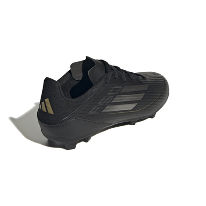 adidas F50 League FG/MG Firm Ground/Multi Ground Junior- Cblack/Ironmt/Goldmt