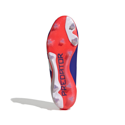 adidas Predator Elite FG Firm Ground Soccer Cleat - LucBlu/ FtwWhite/ Solar Red