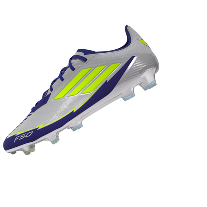 adidas F50 League MESSI FG/MG Junior - Silver / Blue / Neon