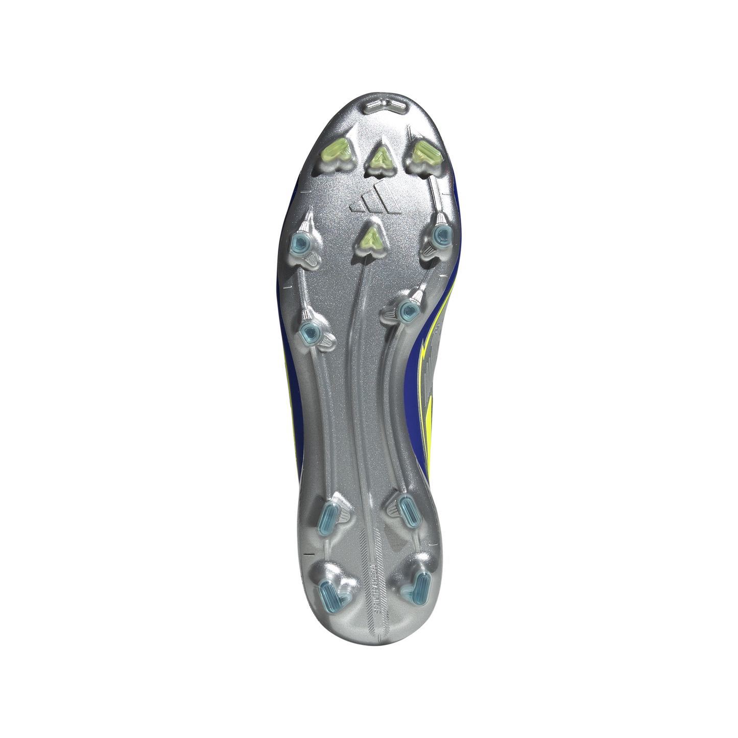 adidas F50 League MESSI FG/MG Junior - Silver / Blue / Neon