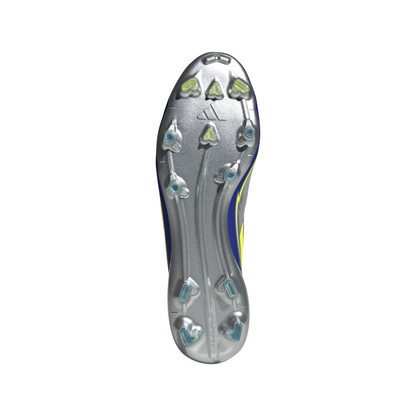 adidas F50 League MESSI FG/MG Junior - Silver / Blue / Neon