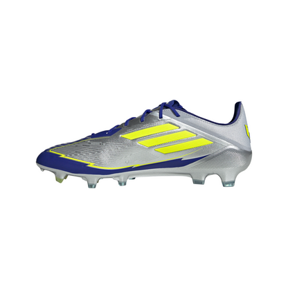 adidas F50 League MESSI FG/MG Junior - Silver / Blue / Neon