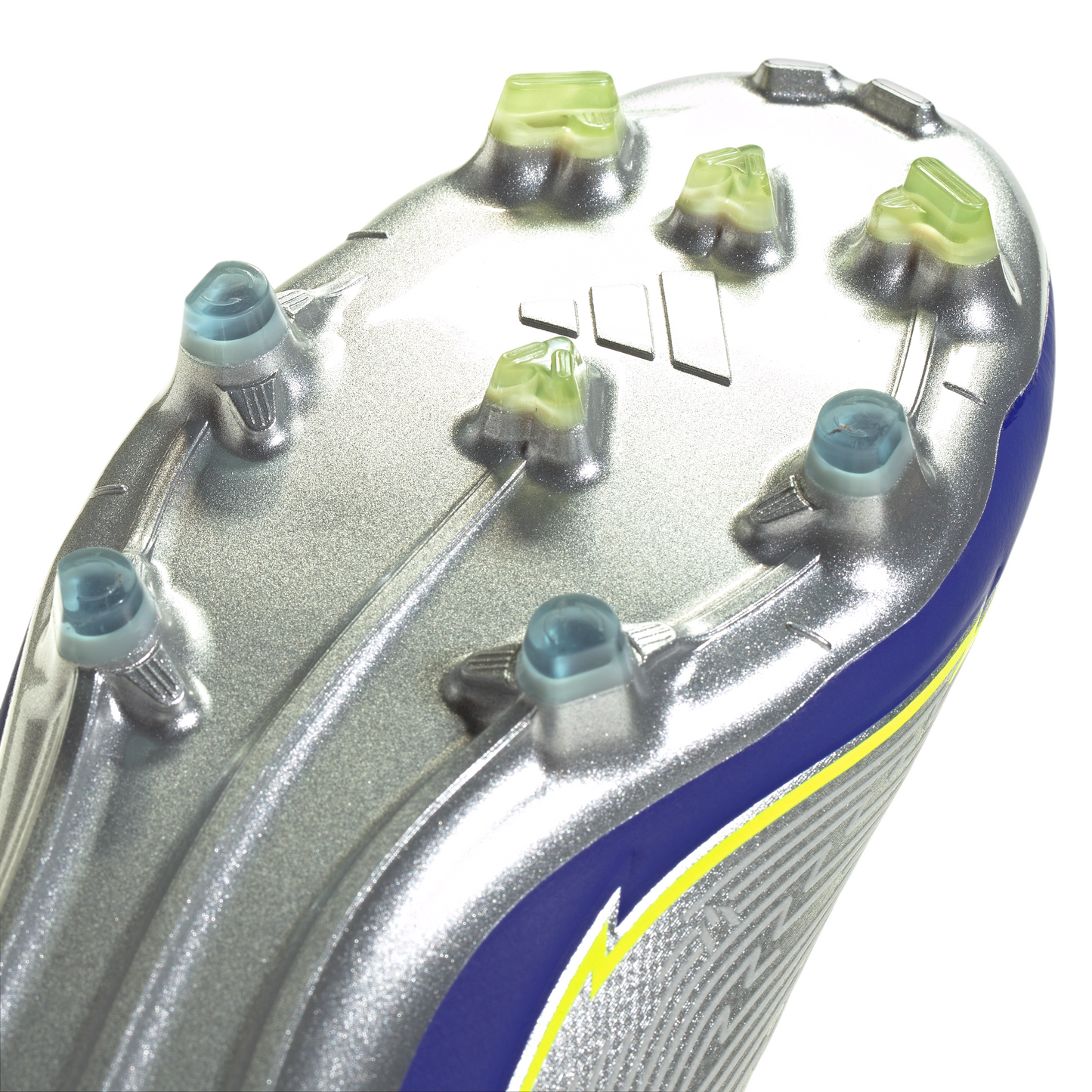 adidas F50 League MESSI FG/MG Junior - Silver / Blue / Neon