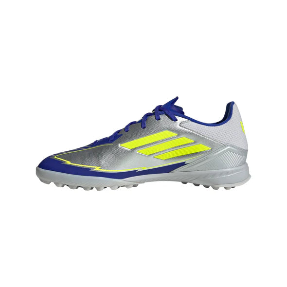adidas F50 League TF Turf Shoes MESSI - Silver / Blue / Neon