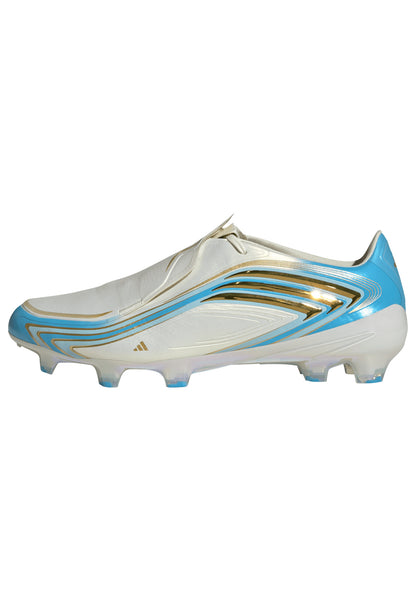 adidas F50 Elite Messi FG Firm Ground Soccer Cleats - Ivory / Semi Blue Burst / Icey Blue