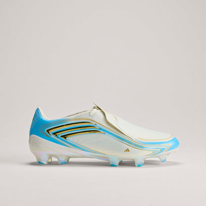 adidas F50 Elite Messi FG Firm Ground Soccer Cleats - Ivory / Semi Blue Burst / Icey Blue