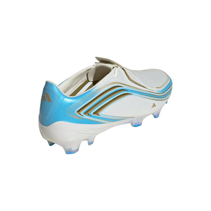 adidas F50 Elite Messi FG Firm Ground Soccer Cleats - Ivory / Semi Blue Burst / Icey Blue