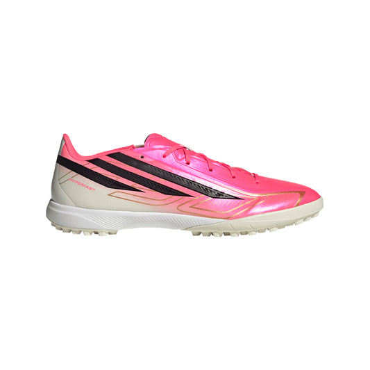 adidas F50 HyperFast League TF Turf Shoes - Soltur/Cblack/Goldmt