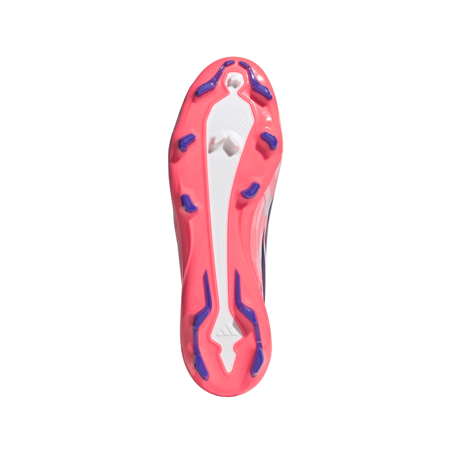 adidas F50 Hyperfast League Mid FG Firm Ground Soccer Cleats - Ftwr White/Solar Purple/Solar Turbo