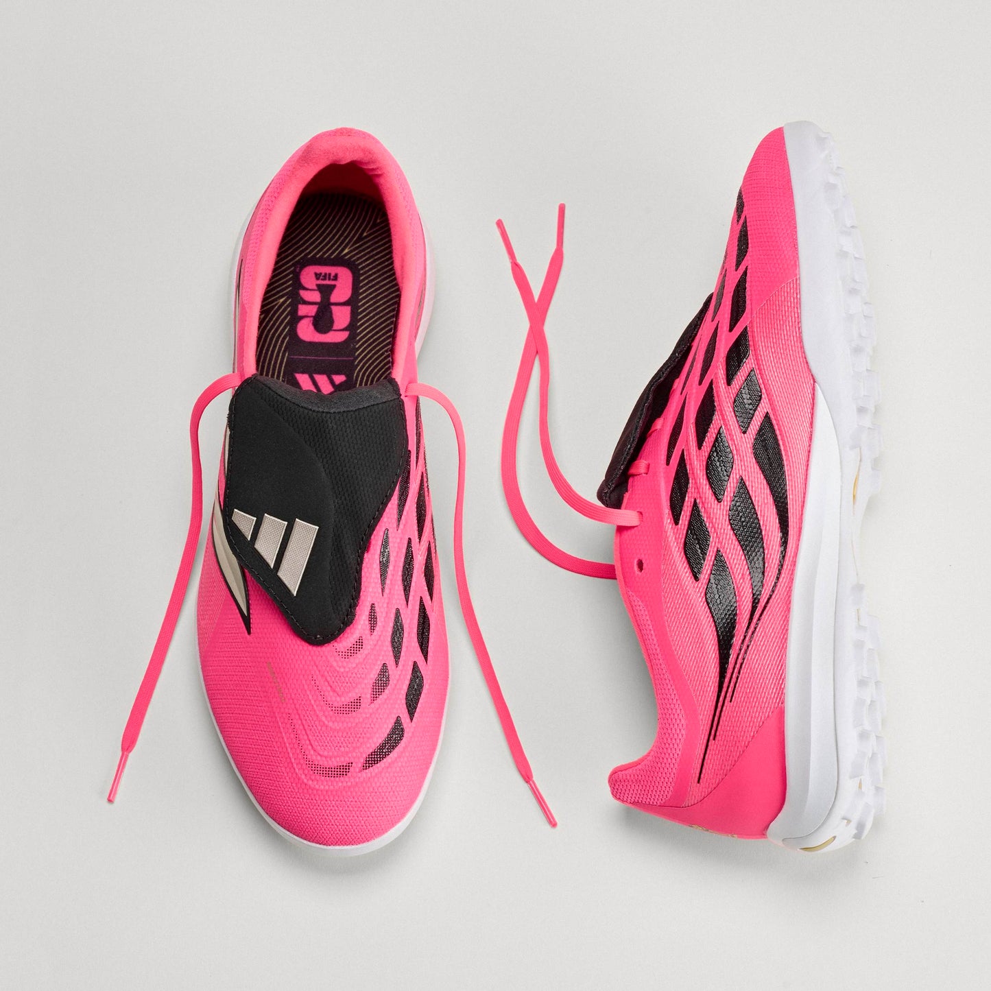 adidas Predator League FT TF Soccer Shoes - Solar Turbo / Thermal Chrome / Core Black
