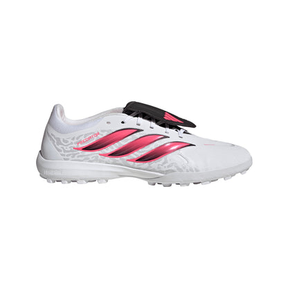 adidas Predator League FoldTongue FT TF Turf Soccer Shoes - Ftwr White/Solar Turbo/Core Black