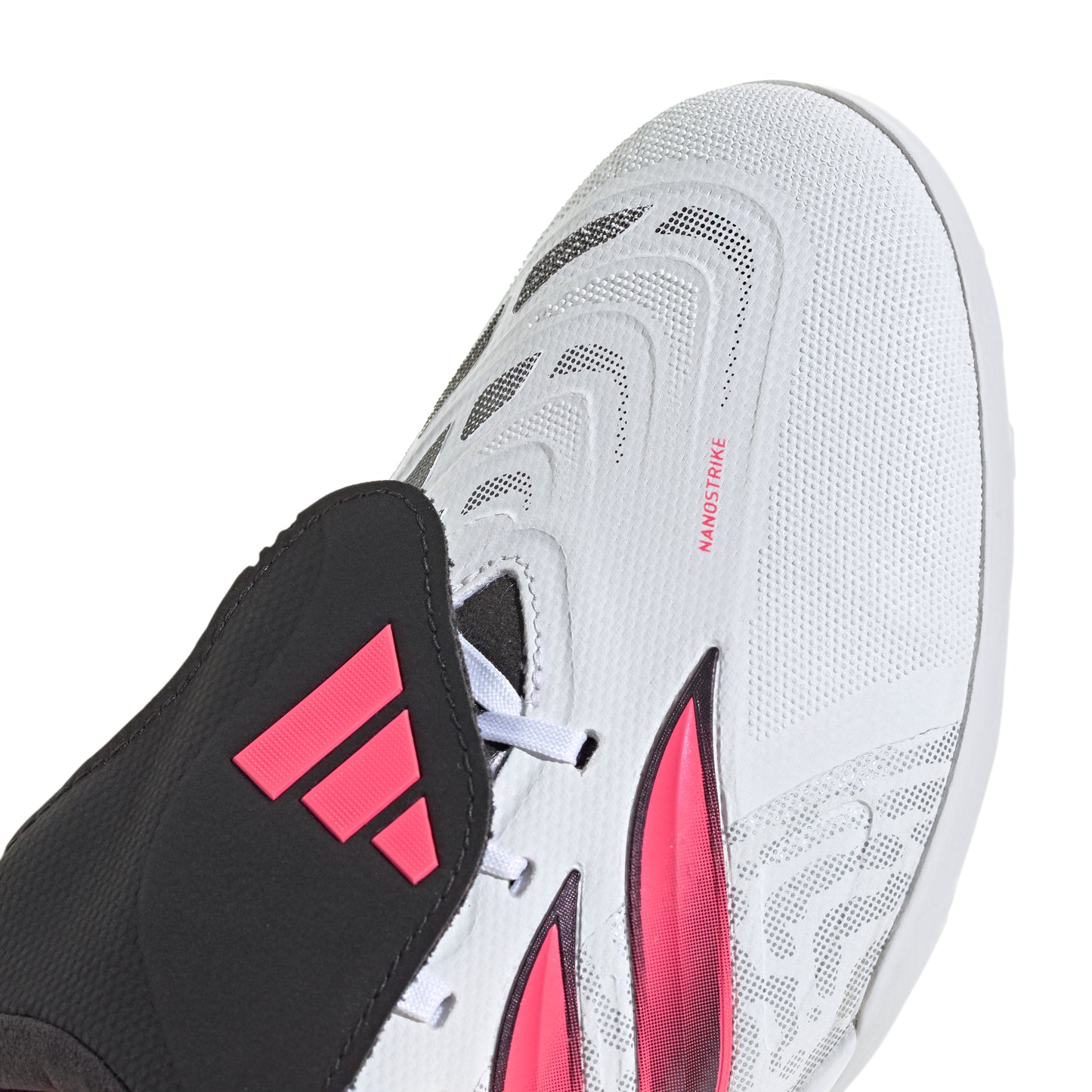 adidas Predator League FoldTongue FT TF Turf Soccer Shoes - Ftwr White/Solar Turbo/Core Black