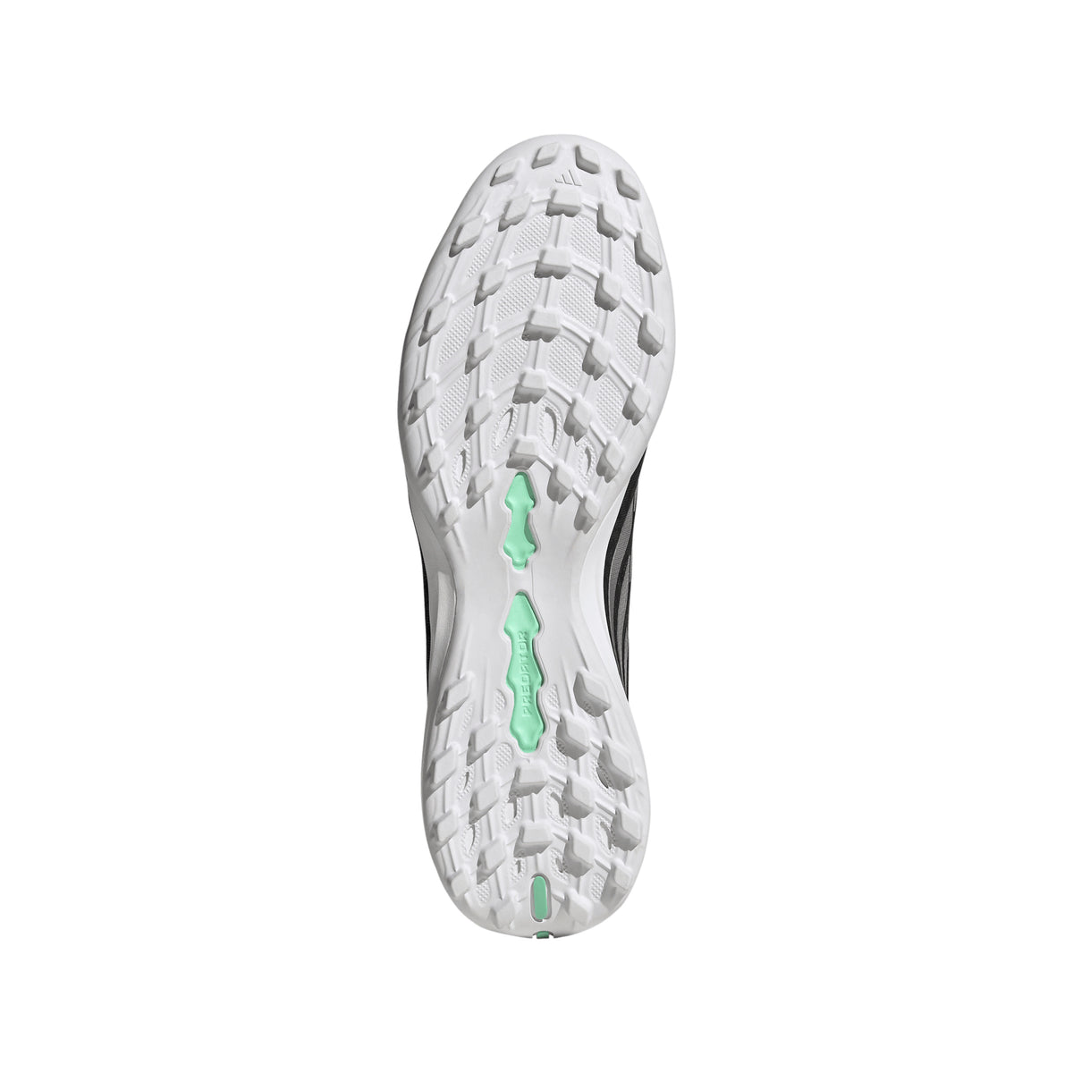 adidas Predator League FT Fold Tongue TF Turf Soccer Shoes - Core Black/ Silver Metal/ Pulse Mint