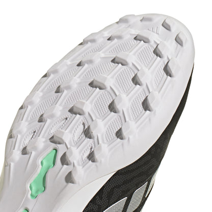 adidas Predator League FT Fold Tongue TF Turf Soccer Shoes - Core Black/ Silver Metal/ Pulse Mint