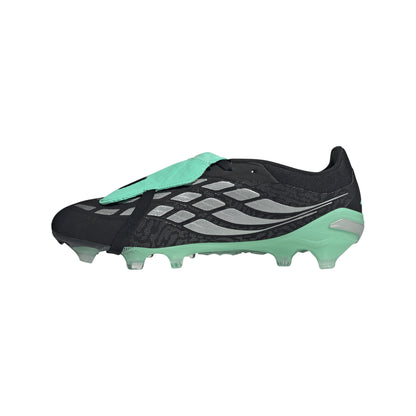 adidas Predator Pro FT FG Firm Ground Soccer Cleats - Core Black/ Silver Met/ Pulse Mint